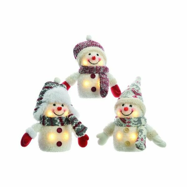 Kaemingk International LED PLUSH SNOWMAN 481957